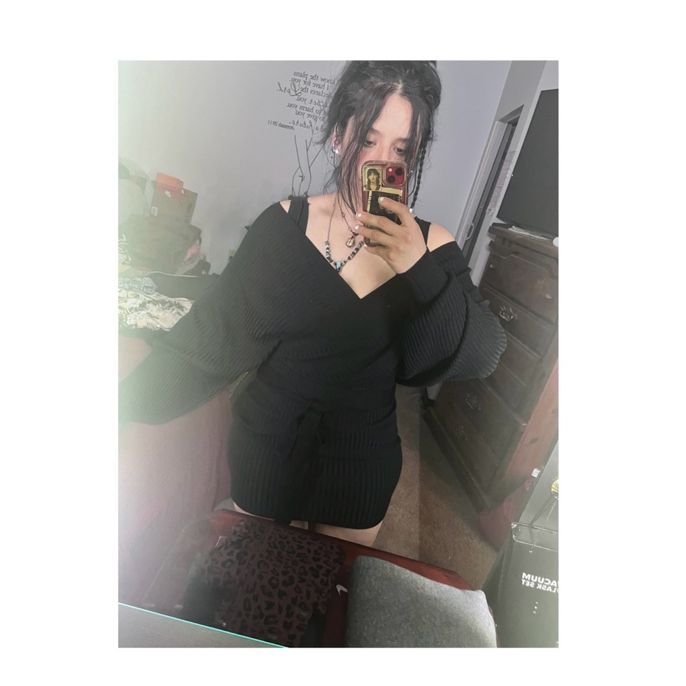 Fashion nova beautiful sweater dress for holiday season